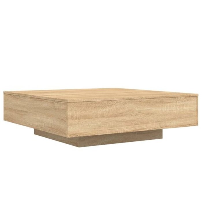 Vidaxl Couchtisch Sonoma-Eiche 100x100 cm - Modernes Design - bis zu 35% Rabatt