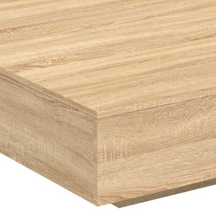 Vidaxl Couchtisch Sonoma-Eiche 100x100 cm - Modernes Design - bis zu 35% Rabatt
