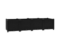 Vidaxl Großes Hochbeet 160x40x38 cm aus Polypropylen - bis zu 40% Rabatt