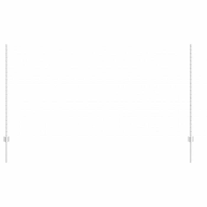 Vidaxl 5x Zaunpfosten 180 cm Stahl silber - Robust & stabil - bis zu 31% reduziert