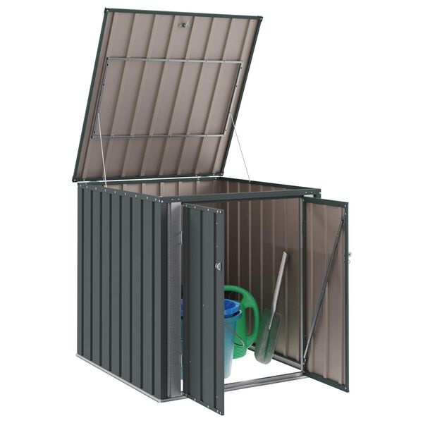 Vidaxl Robuste Gartenbox aus Stahl, abschließbar - jetzt bis zu 35% sparen