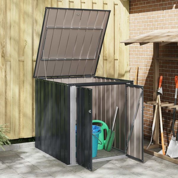 Vidaxl Robuste Gartenbox aus Stahl, abschließbar - jetzt bis zu 35% sparen
