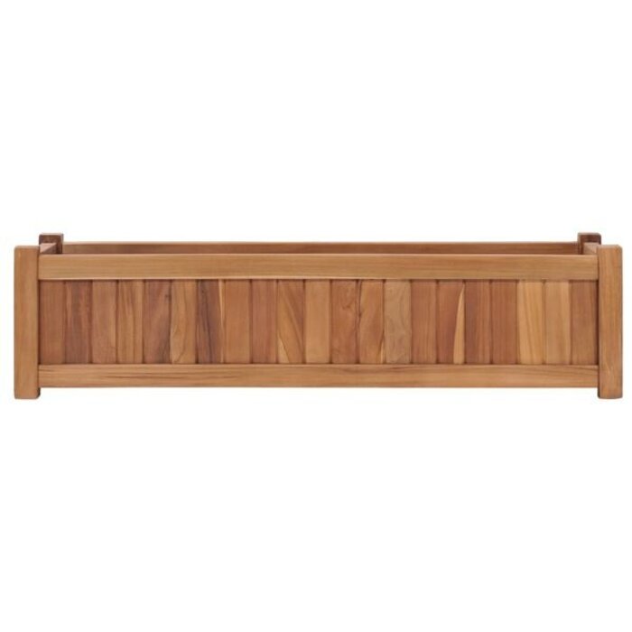 Vidaxl Massives Teakholz Hochbeet 100x30x25 cm - Jetzt bis zu 31% Rabatt sichern