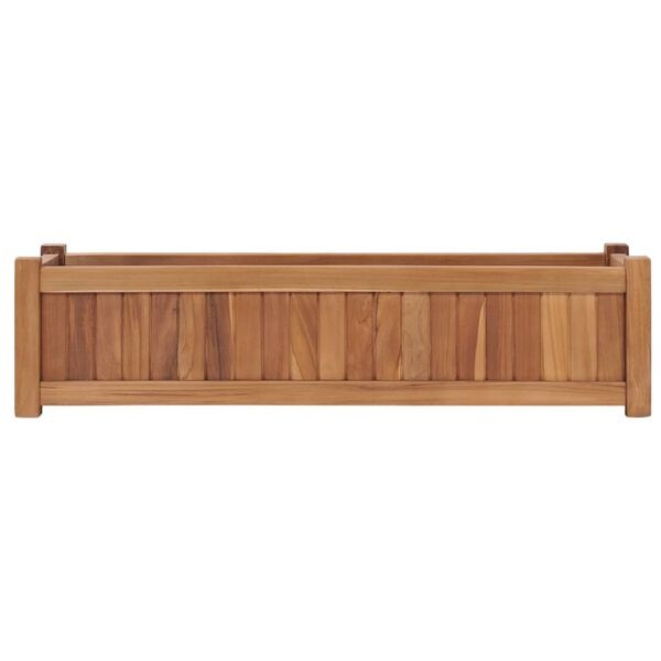 Vidaxl Massives Teakholz Hochbeet 100x30x25 cm - Jetzt bis zu 31% Rabatt sichern