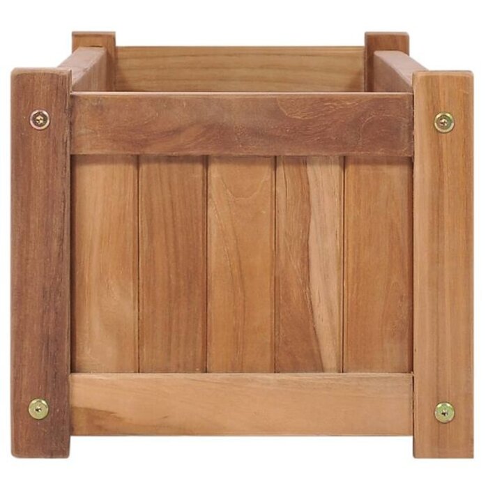 Vidaxl Massives Teakholz Hochbeet 100x30x25 cm - Jetzt bis zu 31% Rabatt sichern