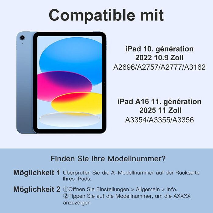 iPad 10. Generation Tastatur-Hülle, 10,9 Zoll, 58% Rabatt