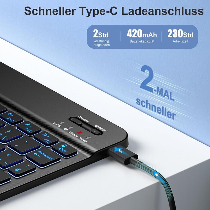 iPad 10. Generation Tastatur-Hülle, 10,9 Zoll, 58% Rabatt