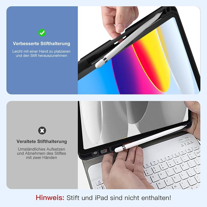 iPad 10. Generation Tastatur-Hülle, 10,9 Zoll, 58% Rabatt