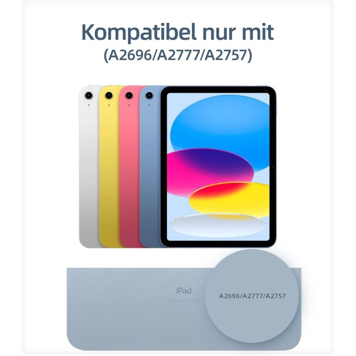 Hou Tastaturhülle für iPad 10 (2022) 10,9 Zoll Spanisch - Bis zu 55% Rabatt