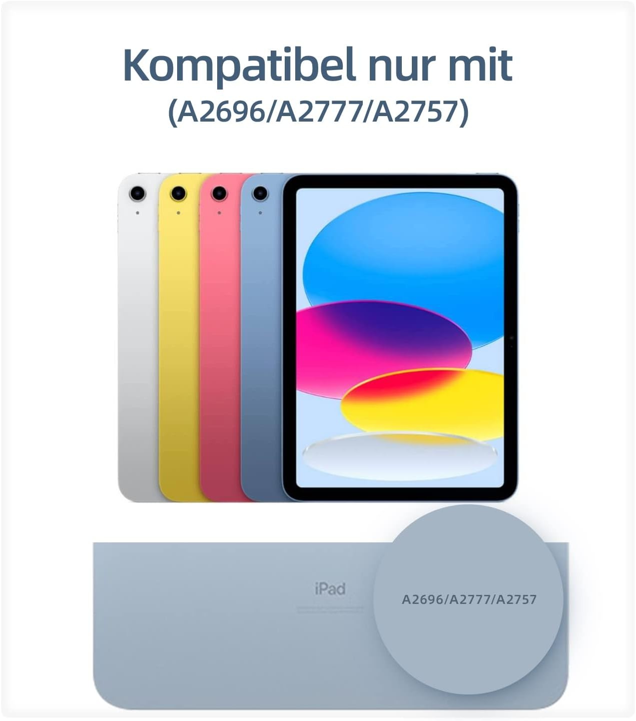 Hou Tastaturhülle für iPad 10 (2022) 10,9 Zoll Spanisch - Bis zu 55% Rabatt