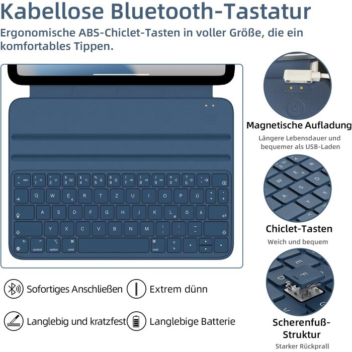 Hou Tastaturhülle für iPad 10 (2022) 10,9 Zoll Spanisch - Bis zu 55% Rabatt