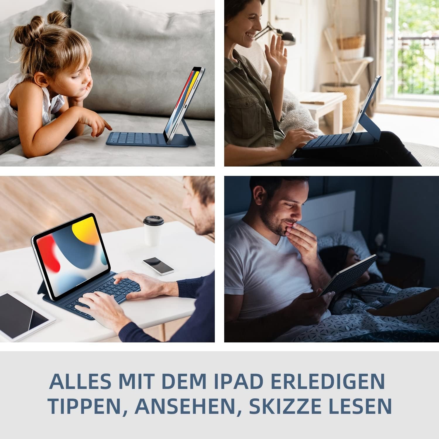 Hou Tastaturhülle für iPad 10 (2022) 10,9 Zoll Spanisch - Bis zu 55% Rabatt
