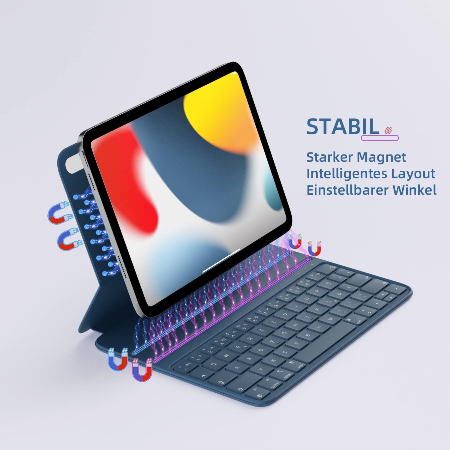 Hou Tastaturhülle für iPad 10 (2022) 10,9 Zoll Spanisch - Bis zu 55% Rabatt