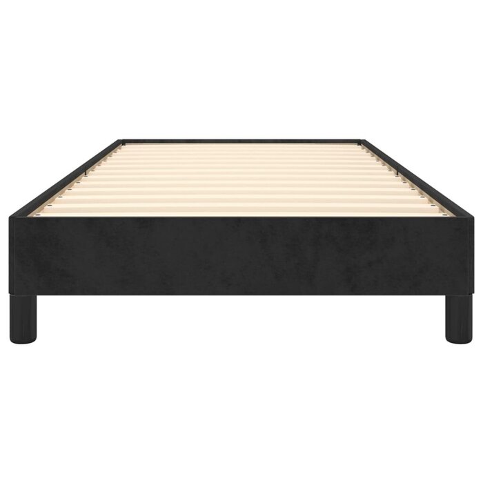 Vidaxl Elegantes Samt-Bettgestell 80x200 cm Schwarz - Bis zu 34% sparen!