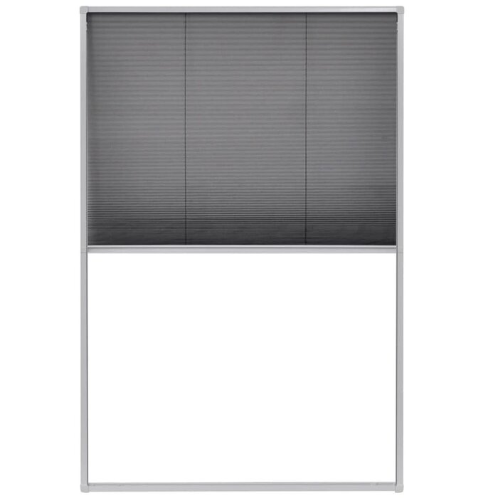 Vidaxl Plissee-Insektenschutzrollo 80x120 cm Aluminium - bis zu 33% reduziert