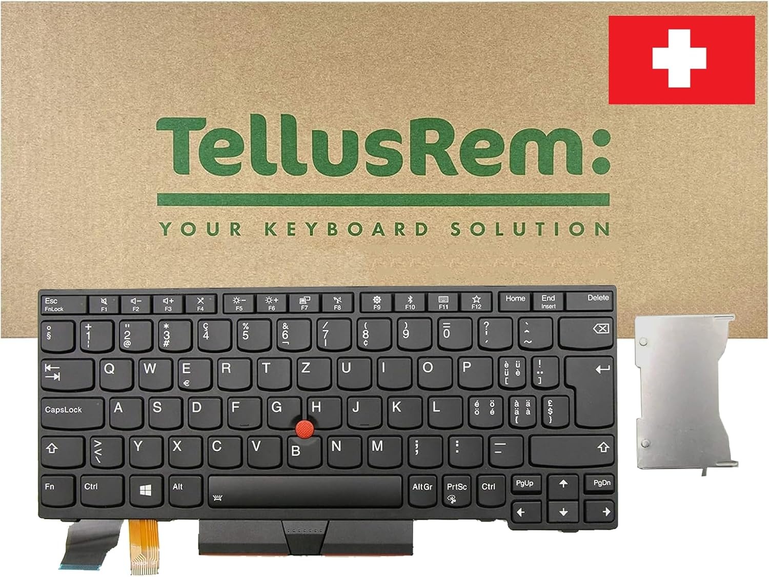 Ersatz-Tastatur für Thinkpad X280, X390, X395 - Mit Hintergrundbeleuchtung -56%