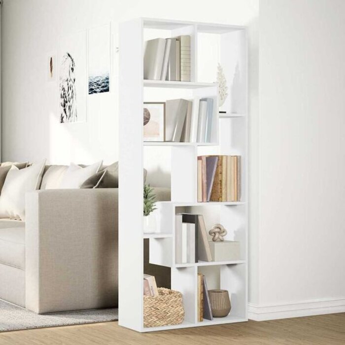 Vidaxl Flexibler Raumteiler & Bücherregal Weiß - Bis zu 35% Rabatt im Outlet