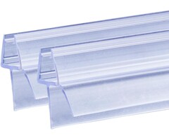 Duschdichtung Typ Z für 4-6mm Glas, 2x 80cm - Transparent - bis zu 33% sparen