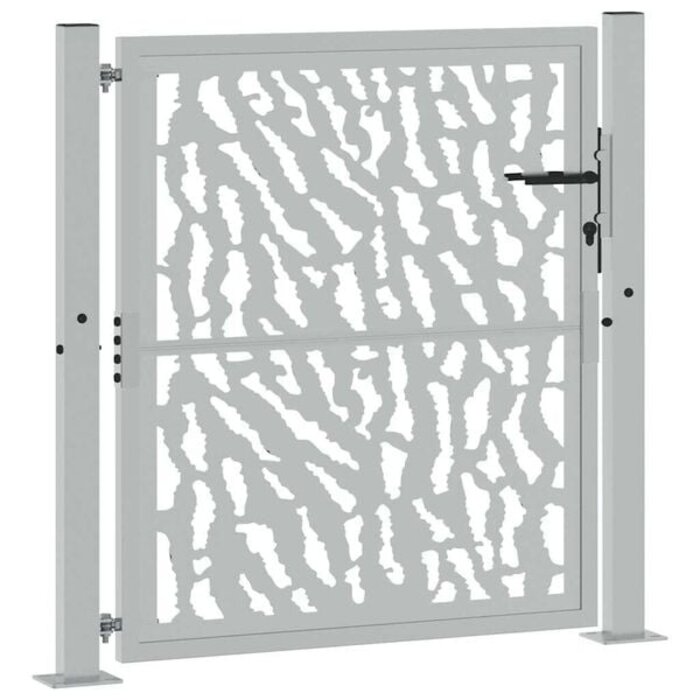 Vidaxl Gartentor aus wetterfestem Stahl, 100x100 cm - Bis zu 35% Rabatt