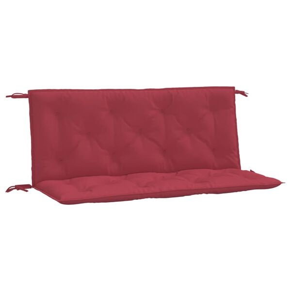 Vidaxl Gartenbankauflagen 2er Set 120x50x7 cm Weinrot - bis zu 32% Rabatt