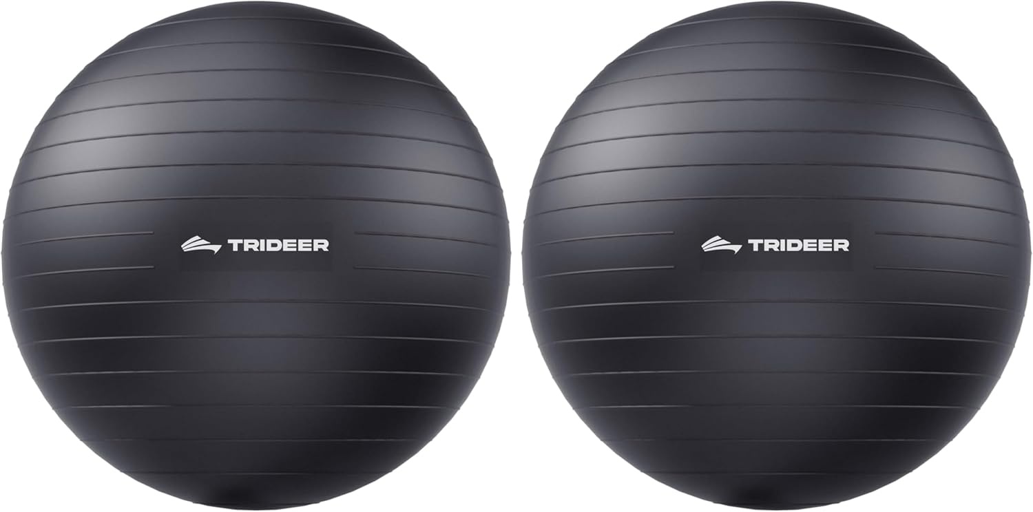 Yogaball Anti-Burst Schwarz 68-75 cm - Bis zu 52% Rabatt im Outlet