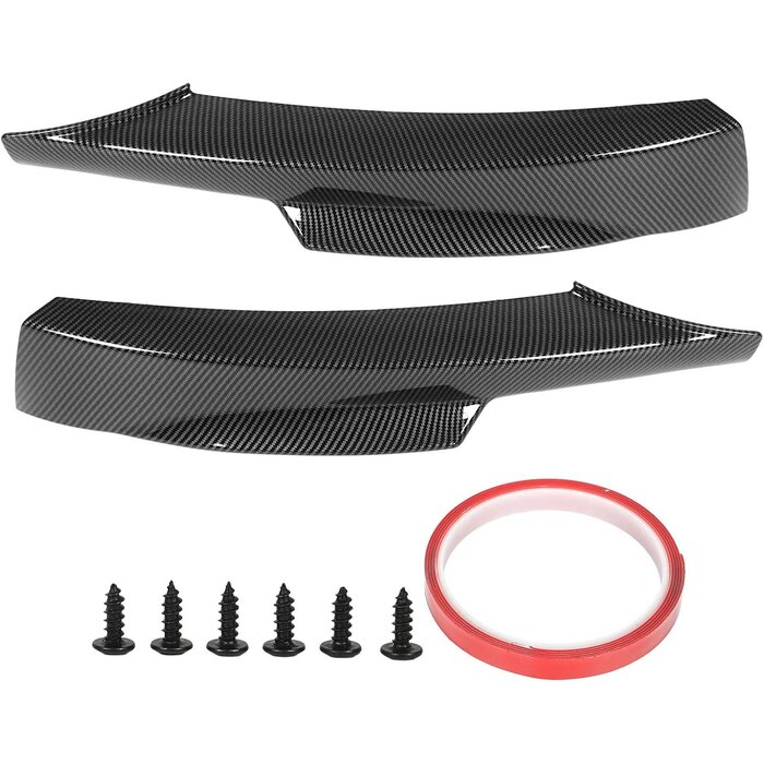 Frontspoilerlippen für BMW E90 M Sport LCI 09-12 - Glänzend Schwarz - bis zu 56%