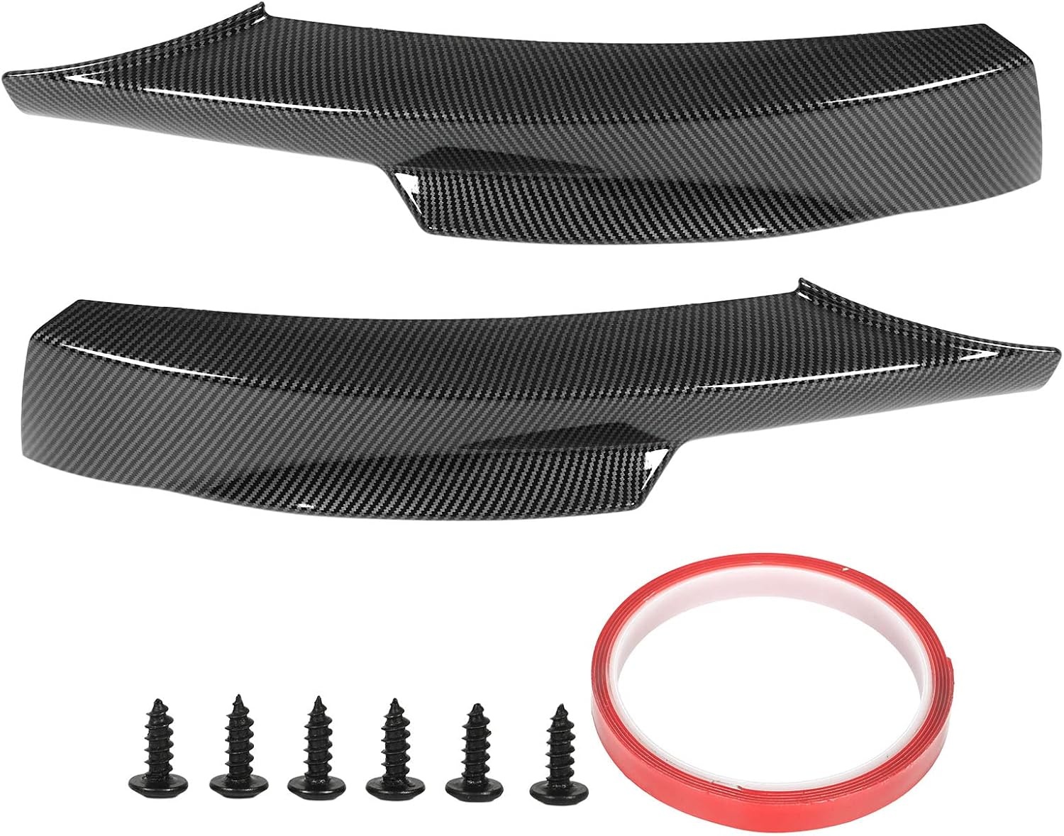 Frontspoilerlippen für BMW E90 M Sport LCI 09-12 - Glänzend Schwarz - bis zu 56%