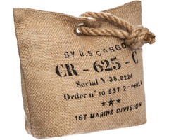 Vintage Jute-Türstopper 25x18cm - Rustikaler Türhalter - bis zu 37% Rabatt