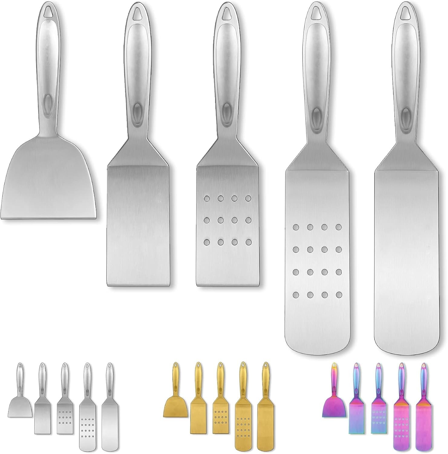 5-tlg. BBQ-Grillbesteck Edelstahl - 68% Rabatt