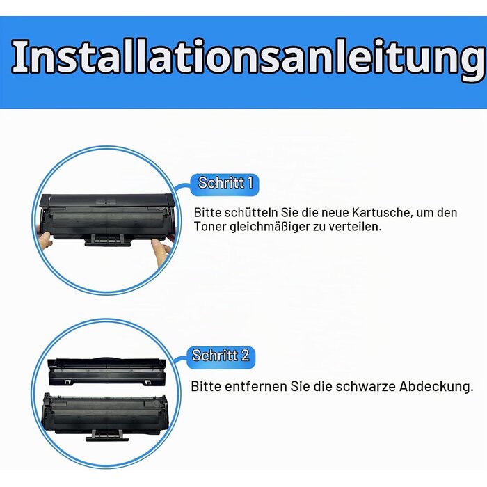 Schwarze Tonerkartusche (kompatibel) - bis zu 51% Rabatt im Outlet