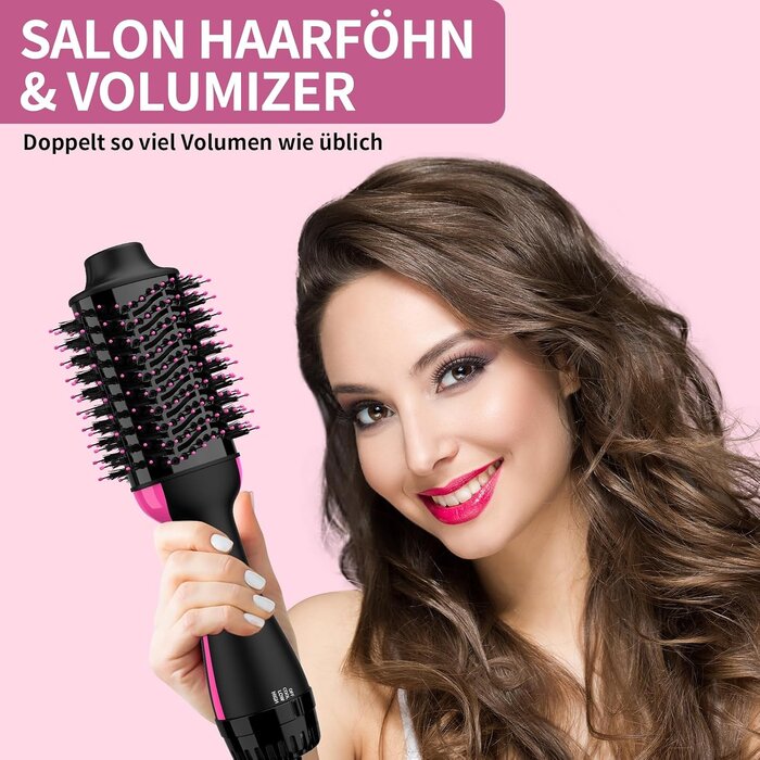 4-in-1 Warmluftbürste für Volumen & Styling - 61% Rabatt