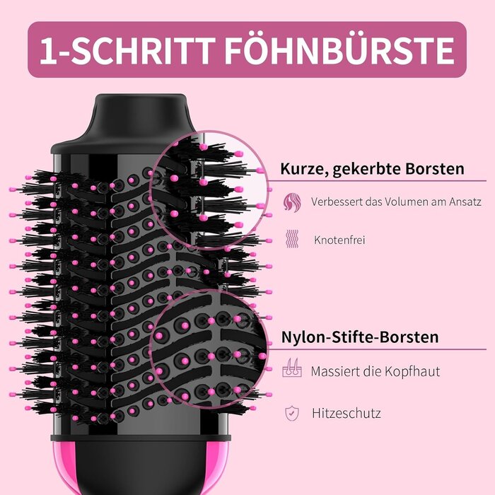 4-in-1 Warmluftbürste für Volumen & Styling - 61% Rabatt