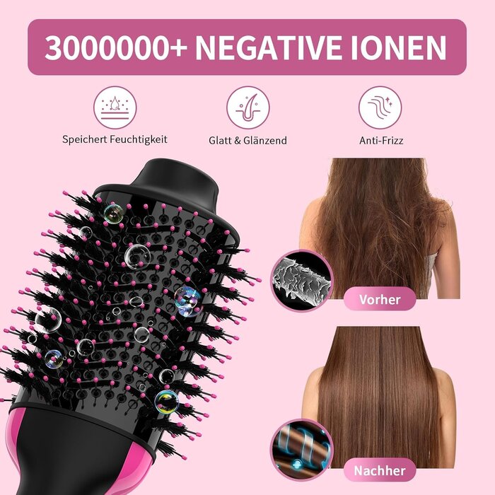 4-in-1 Warmluftbürste für Volumen & Styling - 61% Rabatt