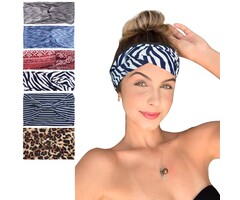 6er Set Damen Stirnbänder für Yoga & Fitness - Elastisch - Bis zu 34% Rabatt