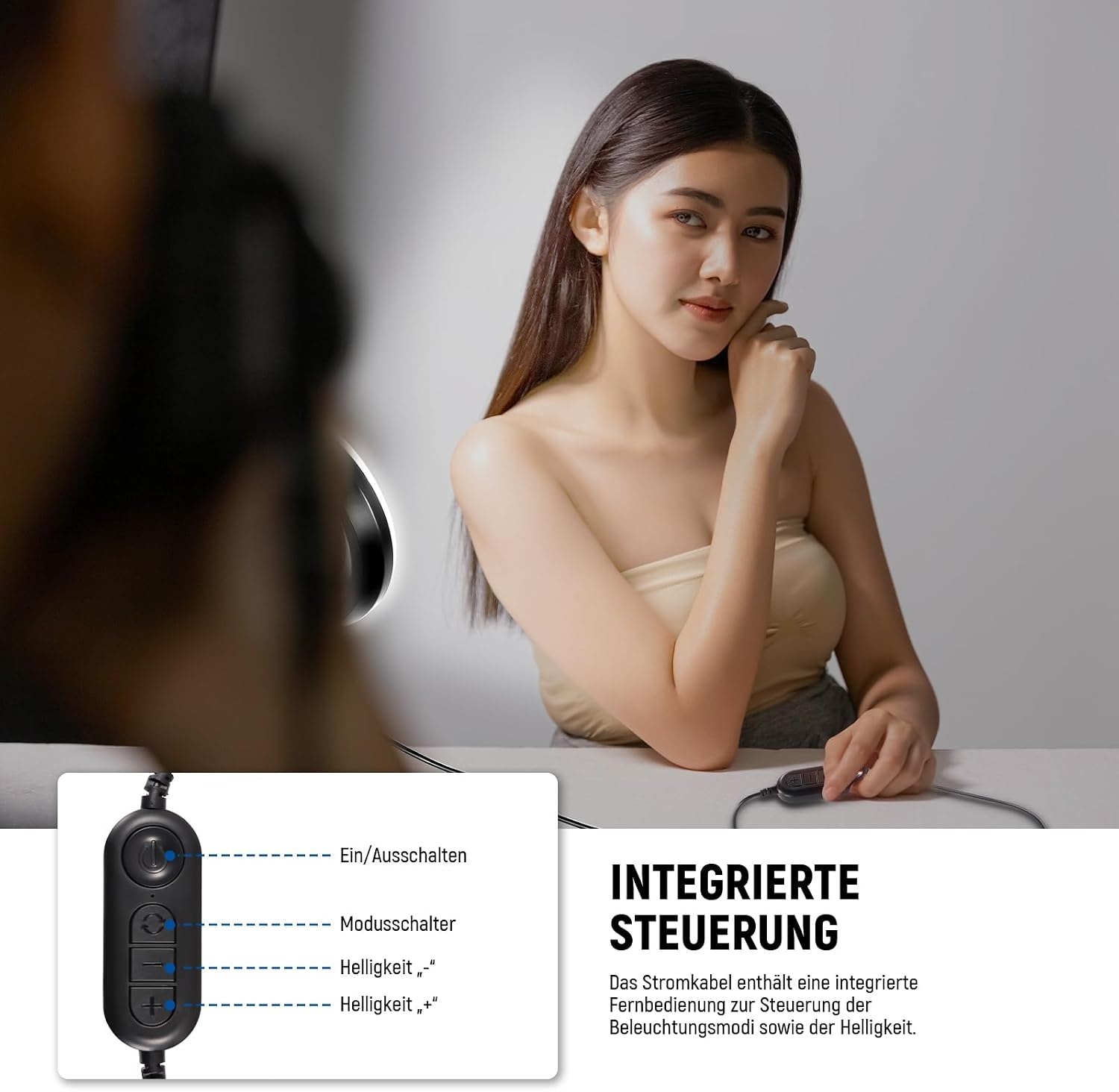 5 Zoll LED-Ringlicht für Videokonferenzen - 57% Rabatt