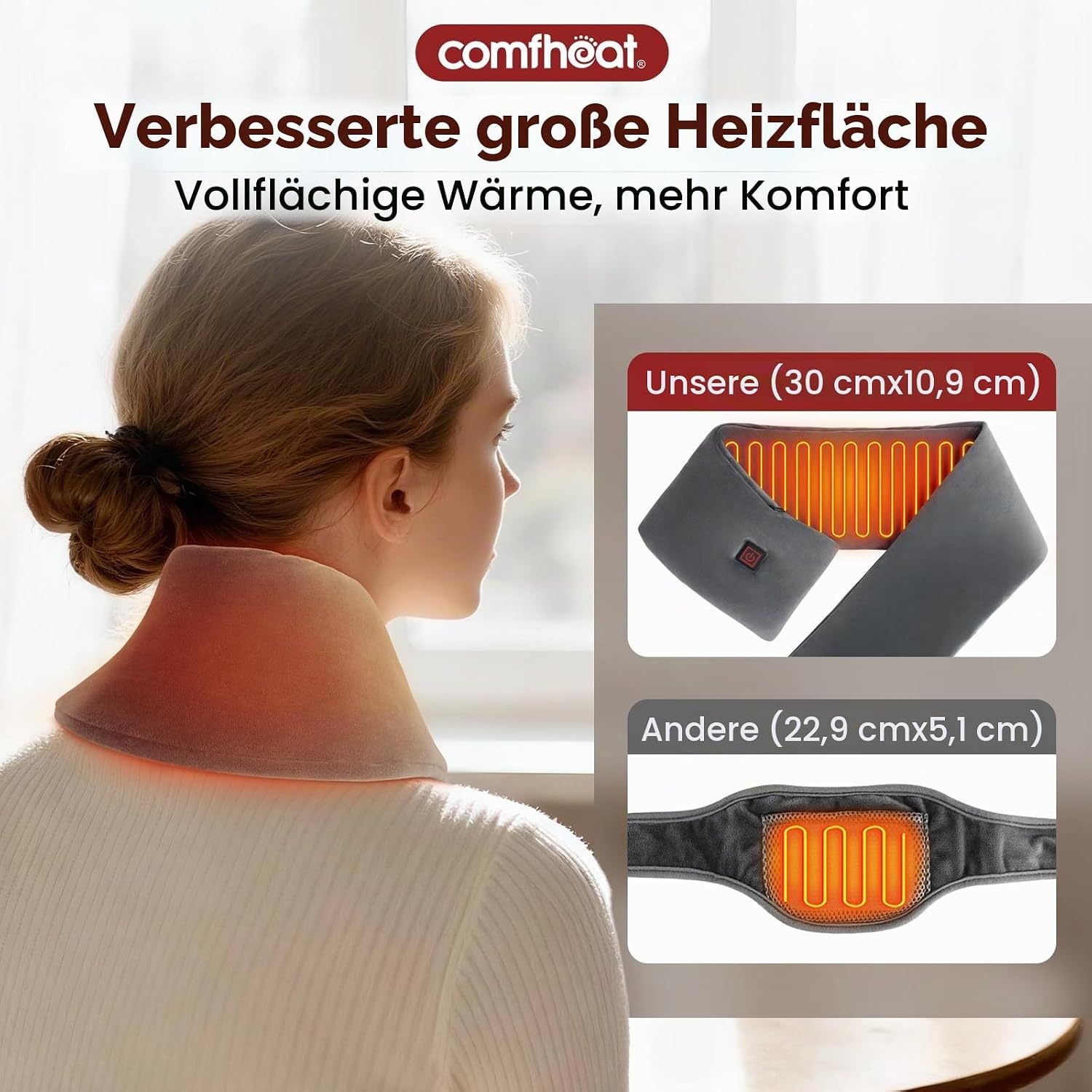 Beheizbarer Schal mit 5000 mAh Akku - 57% Rabatt