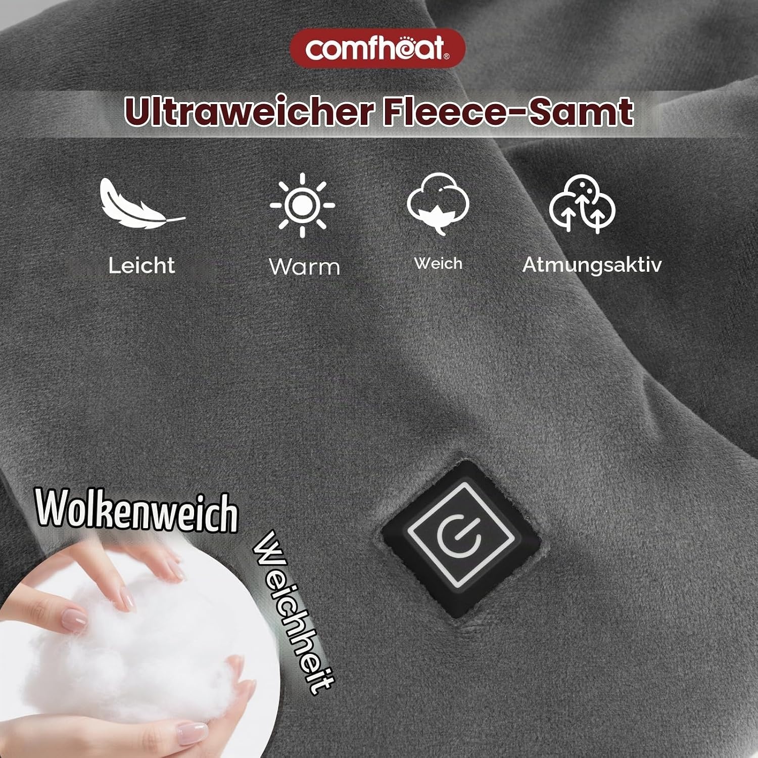 Beheizbarer Schal mit 5000 mAh Akku - 57% Rabatt