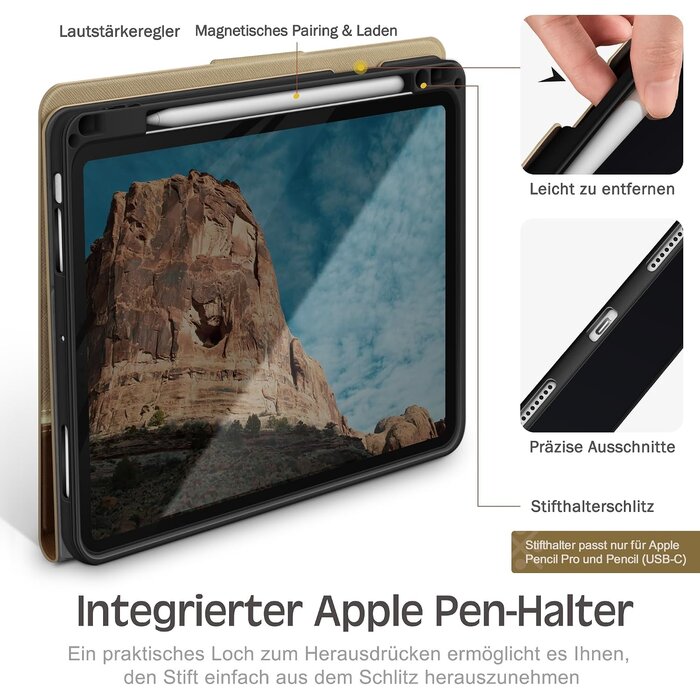 iPad Air Schutzhülle 11" & 10,9" - Vintage Design - 57% Rabatt