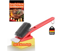 Profi-Grillbürste 45 cm mit Schaber - Jetzt bis zu 33% Rabatt sichern!