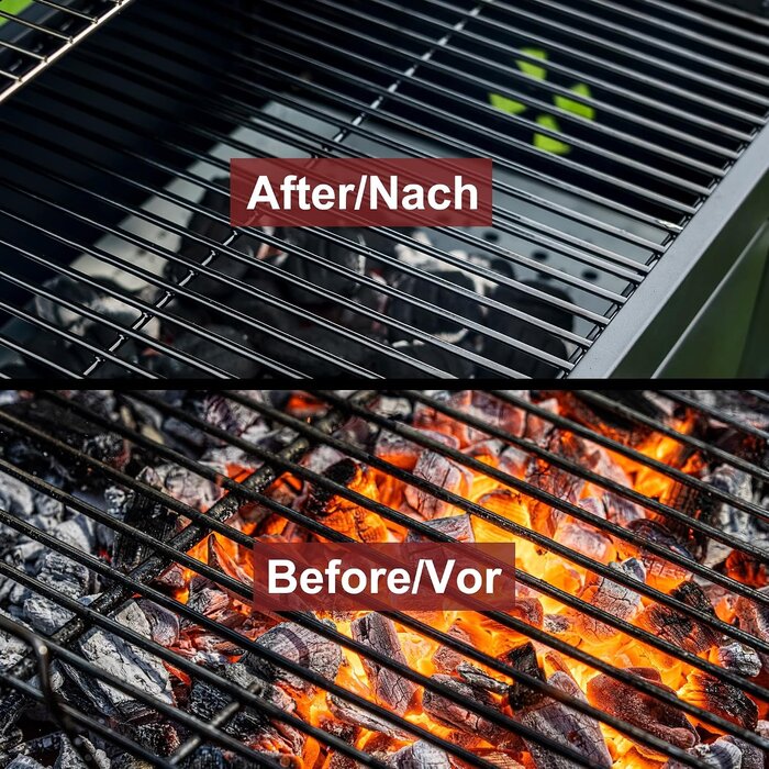 Profi-Grillbürste 45 cm mit Edelstahlschaber - 54% Rabatt
