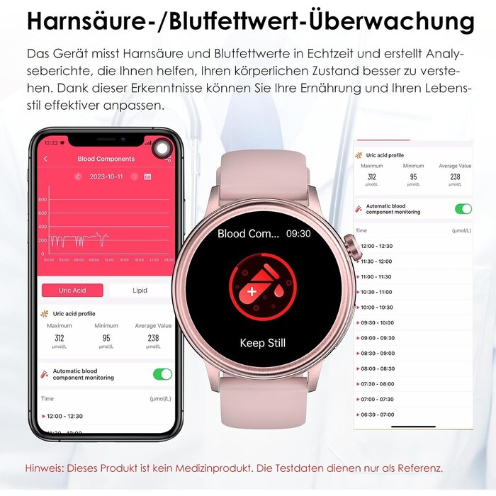 Smartwatch mit EKG & Gesundheits-Tracking - Outlet-Deal: bis zu 55% sparen!