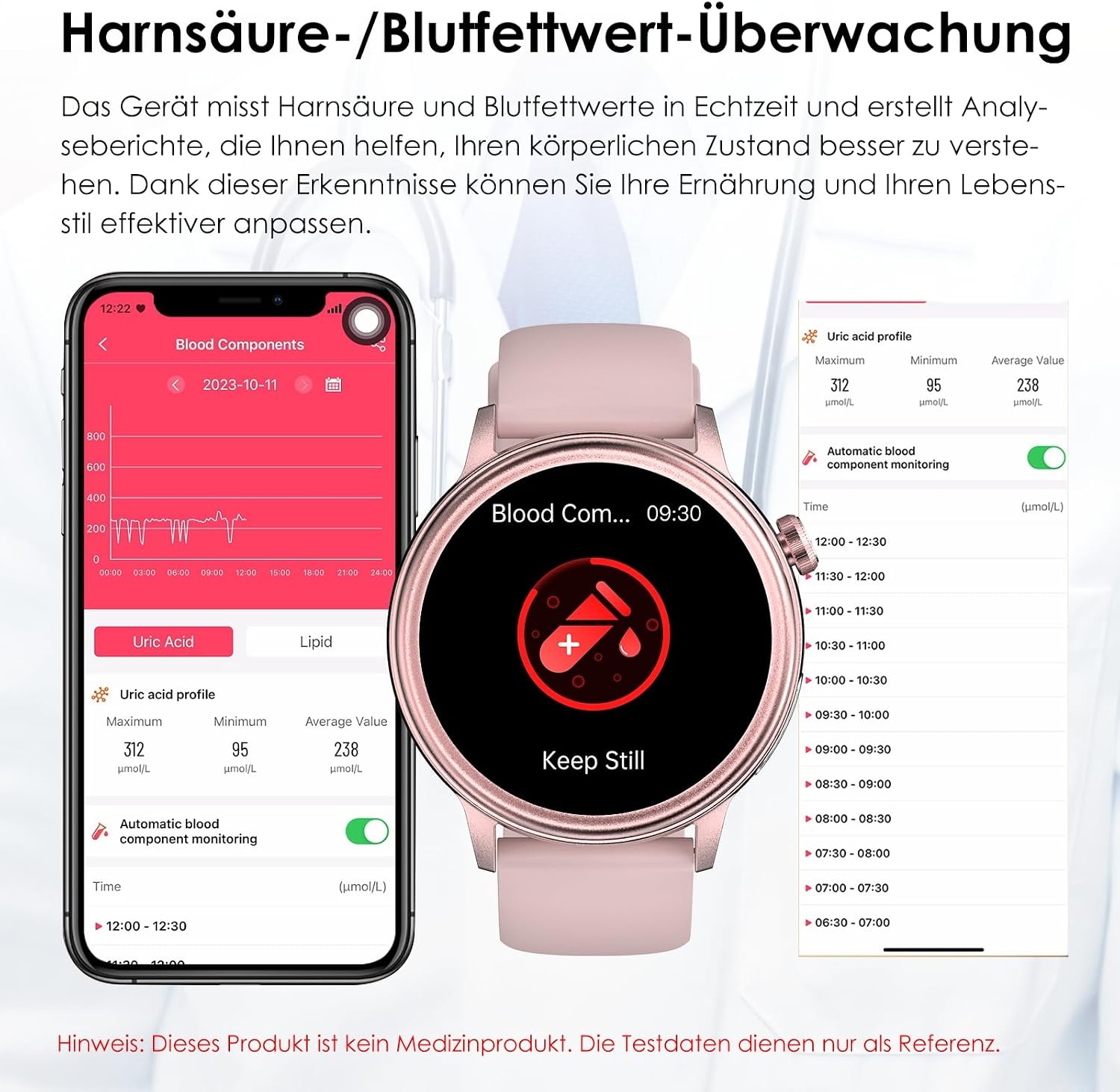 Smartwatch mit EKG & Gesundheits-Tracking - Outlet-Deal: bis zu 55% sparen!