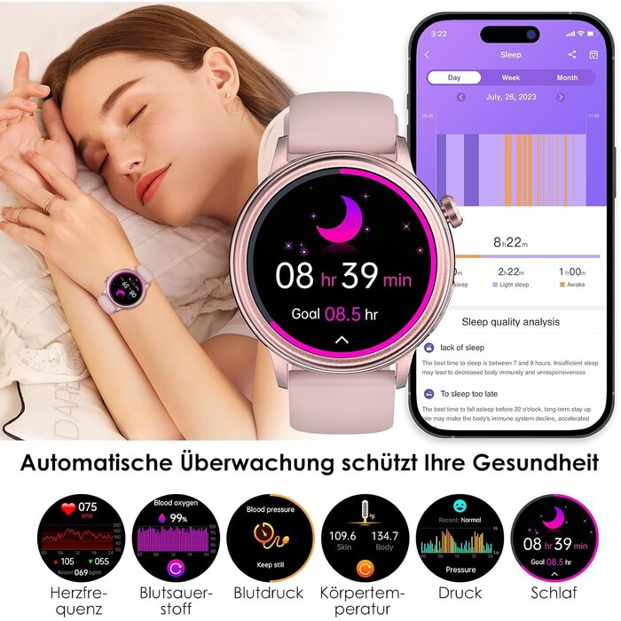 Smartwatch mit EKG & Gesundheits-Tracking - Outlet-Deal: bis zu 55% sparen!
