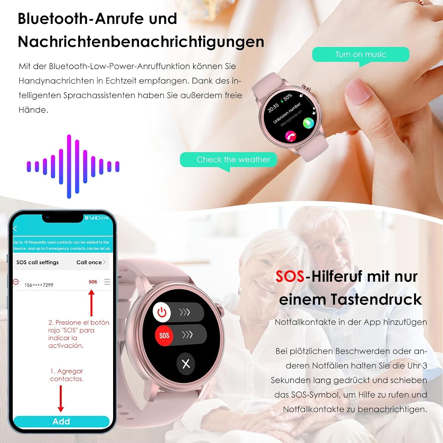 Smartwatch mit EKG & Gesundheits-Tracking - Outlet-Deal: bis zu 55% sparen!
