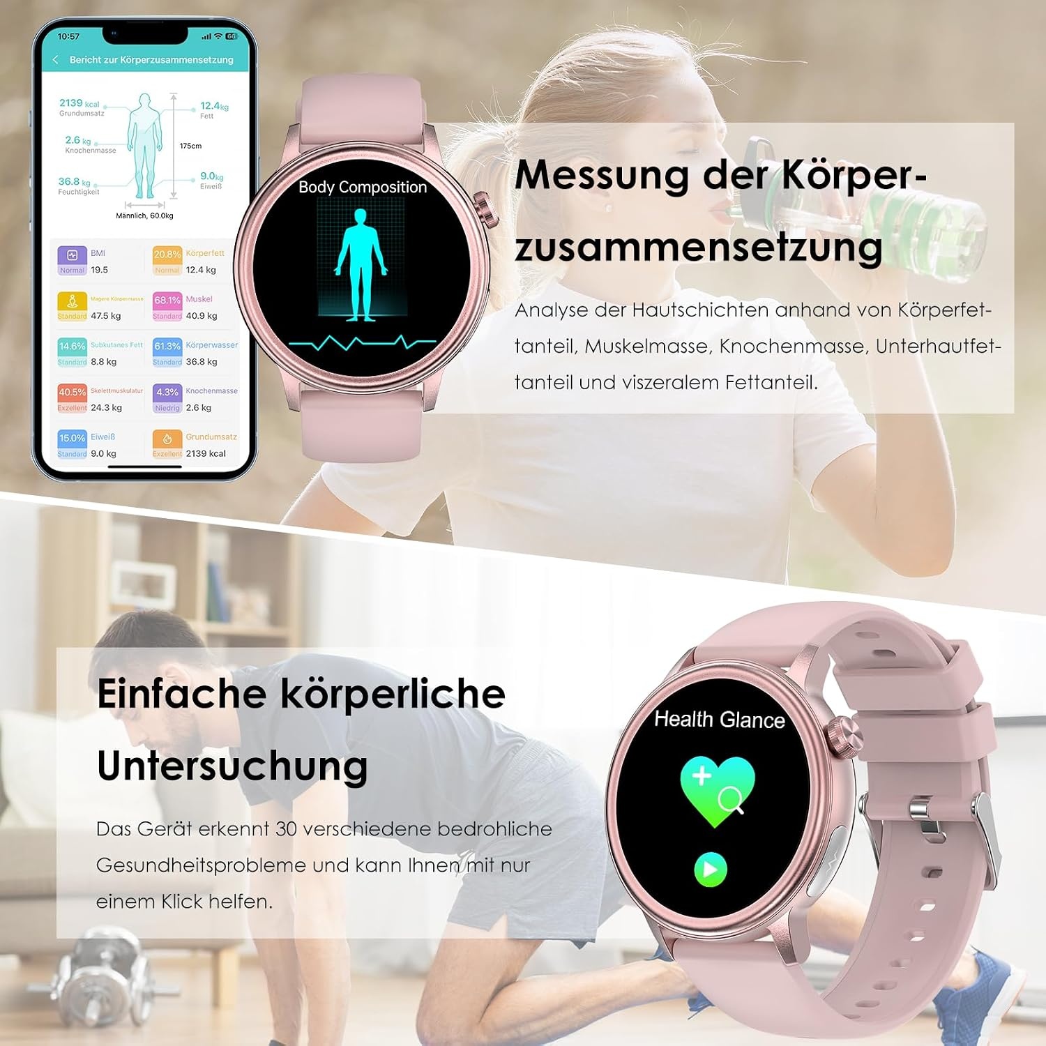 Smartwatch mit EKG & Gesundheits-Tracking - Outlet-Deal: bis zu 55% sparen!