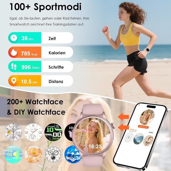 Smartwatch mit EKG & Gesundheits-Tracking - Outlet-Deal: bis zu 55% sparen!