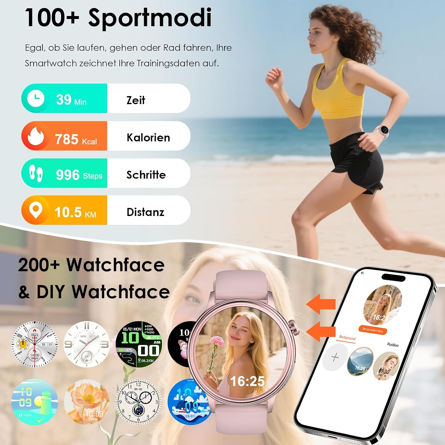 Smartwatch mit EKG & Gesundheits-Tracking - Outlet-Deal: bis zu 55% sparen!