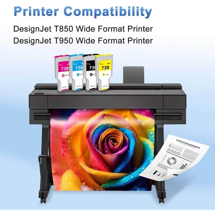 Tintenkartuschen-Set 738XL für Plotter - jetzt bis zu 78% Rabatt
