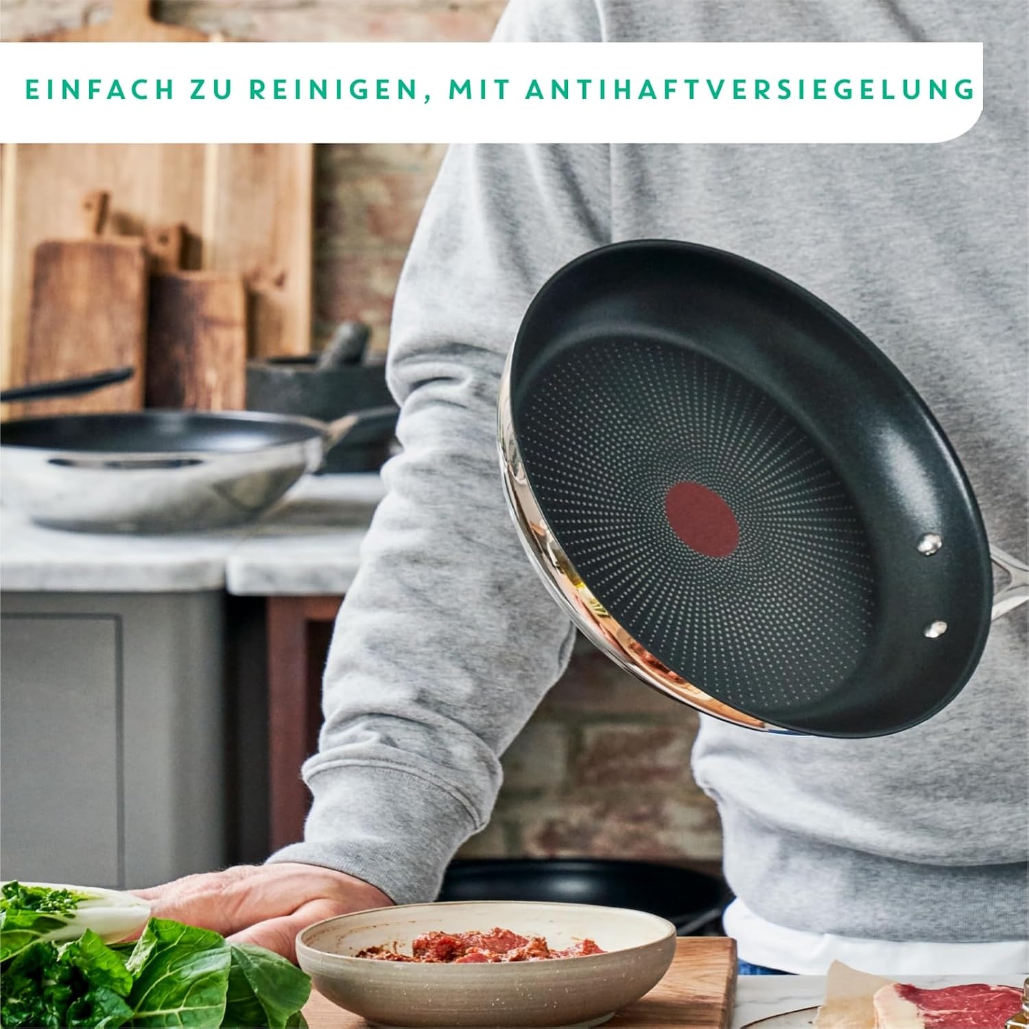 Pfannenset 24 cm & 28 cm Antihaftbeschichtet - Induktionsgeeignet bis zu 29% Rabatt