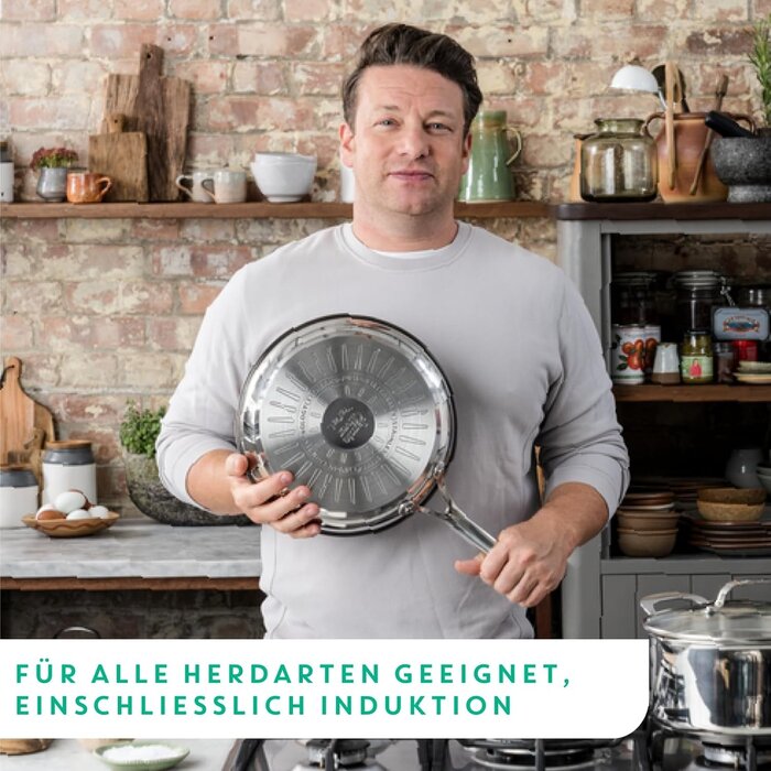 Pfannenset 24 cm & 28 cm Antihaftbeschichtet - Induktionsgeeignet bis zu 29% Rabatt